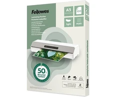 Laminēšanas plēves Fellowes Eco 100gab Matte A3