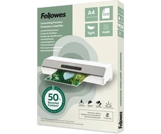 Fellowes Folia do lam. A4 matowa, light, recycled 100 vnt.