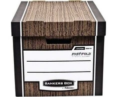 Fellowes Woodgrain Fast Fold 10 vnt. ruda