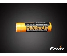 Fenix ARB-L18 2600U USB įkraunamas 18650 2600 mAH ličio jonų akumuliatorius