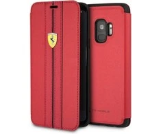 Dėklas „Ferrari“ knyga FESURFLBKTS9REB S9 G960 raudona miesto
