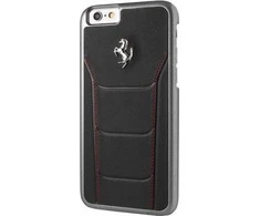 Apple iPhone 6 / 6S Ferrari dėklas 488 Stiching (FESEHCP6BKR) juodos spalvos