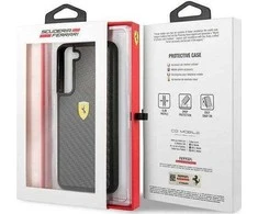 Ferrari FEHCS22SFCAK S22 S901 juodos spalvos kietas dėklas On Track Real Carbon