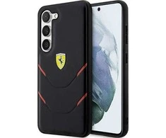 Ferrari FEHCS23MPBAK S23+ S916 juodos spalvos kietas dėklas Hot Stamp Lines