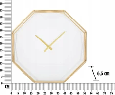 Ferretti aštuonkampis Glamour sieninis laikrodis, Ø 56 cm