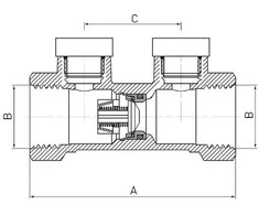 Ferro Anti-kontaminacijos vožtuvas 1/2" - ZZA01