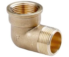 Ferro Female vyriška ir moteriška alkūnė 6/4 ", žalvaris - K14Z