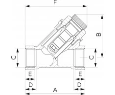 Ferro KAMPINIS MAGNETO FILTRAS DN50, G2