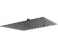 Ferro SLIM lietaus dušas, kvadratinė lietaus dušo galvutė, 30 cm, juoda