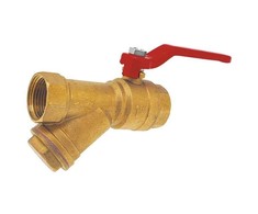 Ferro Vandens rutulinis vožtuvas su 1 / 2 "KZF1 oblique filtru