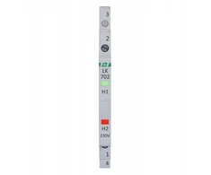 FF 1 fazės raudona/žalias LED plonas modulinis šviestuvas 1/2 modulio 230V FB174