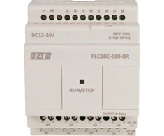 F&amp;F Analoginio skaitmeninio įvesties/išvesties išplėtimo modulis 8 DI 4AI 12-24V DC FLC18E-8DI-8R