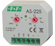 F&amp;F Laiptai skardinėms su F60 4A 10-90 9-30 V nuolatinės srovės (AS- 225)