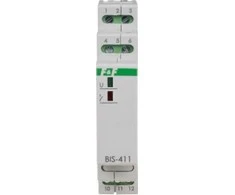 F&amp;F Bistabili relė 1P 16A 230V AC su įsijungimo atmintimi 160A/20ms BIS-411M-LED