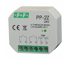 F&amp;F PP-2Z 24V ELEKTRONINĖ RELĖ 2Z 16A P/T