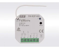 F&amp;F Dviejų kanalų įleidžiama relė be N laido F&amp;ampWave FW-R2P-NN