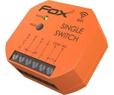 F&amp;F FOX vieno kanalo „Wi-Fi“ relė 230 V VIENO jungiklio „Wi-R1S1P-P“