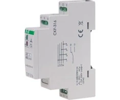 F&amp;F Mikroprocesoriaus sekos jutiklis ir fazės gedimo montavimas DIN True RMS CKF-316-TRMS bėgiu