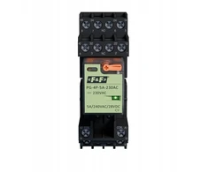 FF GPK-4P-230AC Rinkinys: sąsajos relė PG-4P-5A-230AC su relės lizdu GN-4P
