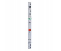 FF Lampka modułowa 1-fazowa raudona 110V AC 1/2 modułu LK-701R-110