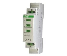 F&amp;F Modulis lempa 3x230V + N AC žalia LK-713G