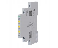 F&amp;F LK-703Y ŽIBINTAS. 1/3S 3X LED GELTONA