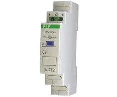 F&amp;F LK-712 B 130÷260V-1×LED NIEB,TH35,1-FA