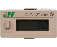 F&amp;F Darbo laiko matuoklis 110-240V AC / DC 6 simbolių skaitmeninė matrica 48x24mm (CLG- 13T)