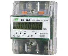 F&amp;F Elektros energijos skaitiklis 3fazės MID suderinamumas 63A 230 / 400V su LED-02D LCD ekranu