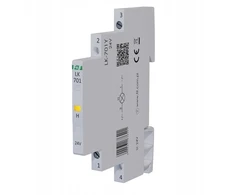 FF Modulinė lempa, 1 fazė, geltona, 12-48V AC/12-60V DC, 1/2 modulio, LK-701Y-24