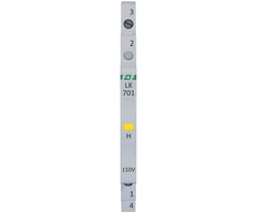 FF Modulinė lempa, 1 fazės, geltona, 110 V AC, 1/2 modulio, LK-701Y-110