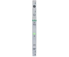 FF Modulinė lempa, 1 fazės, žalia, 12–48 V AC / 12–60 V DC, 1/2 modulio, LK-701G-24