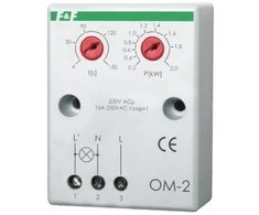 F&amp;F Energijos suvartojimas ribotuvas n / t 16A 200- 2000W OM-2