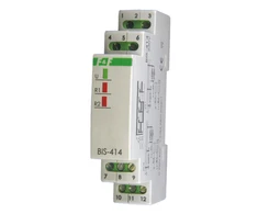 F&amp;F Bistable BIS- 414I relės seka DIN 1-funk230V geležinkelio arba 24V AC / DC, I = 2x16A InRush 160A / 20ms contact 2x1P sraigtiniai terminalai 1 modulis