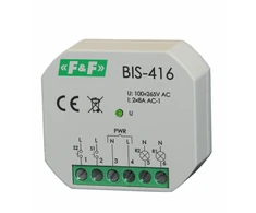 F&amp;F Bistable BIS- 416 sub- mount relės, dvi nepriklausomos valdymo grandinės