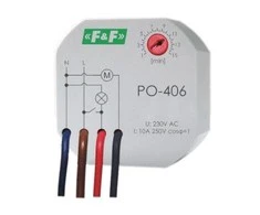 F&amp;F Laiko siųstuvas su uždelstu nusileidimu 230V 10A - PO-406