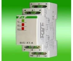 F&amp;F Impulsinė relė 230V 2x10A TH35 bėgiui - BIS-414