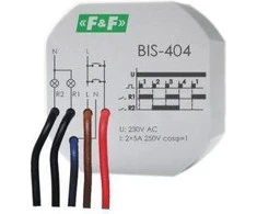 F&amp;F Nuoseklioji pulso relė 5A 230V AC 2Z (BIS- 404)