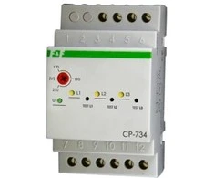 F&amp;F 3 fazės įtampos valdymo transmisija 3x (50- 450V) + N 3Z 8A 170- 210V AC CP- 734