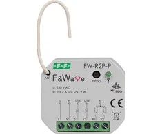 F&amp;F Radijo dvibutė relė skardinėms su fi60 85- 265V AC / DC daugiafunkcine paviršiaus montuojama FW-R2P