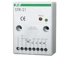 F&amp;F ritininis aklas valdiklis 230V 50-60Hz baltas varžtas STR- 21