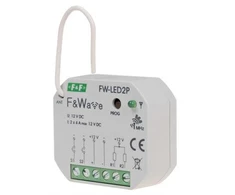F&amp;F STER.Radijas.LED P/T 2-CH.DIN 10÷16V DC
