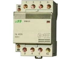 F&amp;F Modulinis kontaktorius 63A 4Z 0R 24V AC (ST63-40/24)