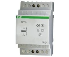 F&amp;F TR-24-TRAFO SIEC.230/24V~,0.5A,12VA,TH35