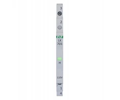 FF Vienfazis modulinis šviestuvas, žalias, 110 V AC, 1/2 modulio, LK-701G-110