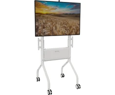 Fiber Mounts Chief Voyager Height Adjustable AV TV Cart For LCD Displays 50-70'' Baltas wózek televizoriui / systemu wideokonferencyjnego balta Rozmiar ekranu: 127-191 cm (50''-75'') Interfejs montażowy: 200 - 200 mm - 600 - 400 mm