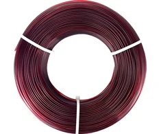 Plastikas Fiberlogy Refill Easy PETG - 1,75 mm - 0,85 kg - Bordo skaidrus
