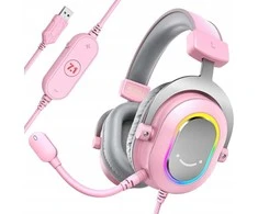 FIFINE H6P AmpliGame RGB studijinės ausinės, 7.1 erdvinio garso sistema