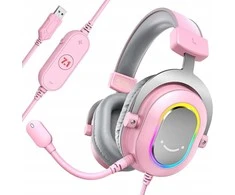 Ausinės Fifine Ausinės studijinės ausinės FIFINE H6P AmpliGame RGB erdvinis garsas 7.1