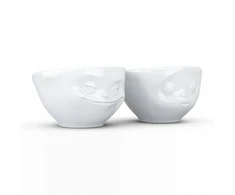 Usorteret Fiftyeight Products „FIFTYEIGHT“ dubenėlių rinkinys, 100 ml, „Grinning &amp; Kissing“, baltas